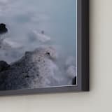 "Minerals #2" - Art Print in ice blue by Claire Duda - Frame Close-up