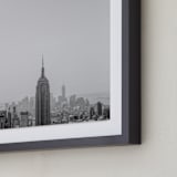 "NYC" - Art Print in black and white by Shannon Kirsten - Frame Close-up