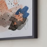 "Divide #1" - Art Print in Pacific Blue by Christine Olmstead - Frame Close-up