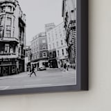 "Dublin II" - Art Print in Black & White by Becca Beers - Frame Close-up