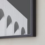 "Arches in black and white" - Art Print in Black and White by Alaric Yanos - Frame Close-up