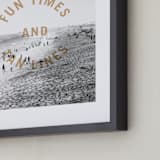 "tan lines" - Art Print in tan by Lindsay Stetson Thompson - Frame Close-up
