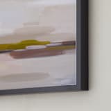 "Mellow Taupe Horizon Ⅱ" - Art Print in Taupe by Shina Choi - Frame Close-up