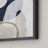 "Arched Assembly I" - Art Print in Stucco by Tanya Lee Design - Frame Close-up