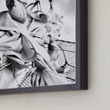 "Sail Nº1" - Art Print in Foggy Grey by Anne Ciotola - Frame Close-up
