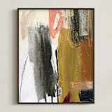 "Coral Sandstorm" - Art Print in coral sandstorm by Lauren Packard - Framed