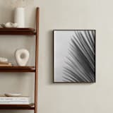 "Palm leaves 1" - Art Print in black and white by Eliane Lamb - In a Room