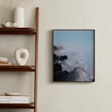 "Minerals #2" - Art Print in ice blue by Claire Duda - In a Room