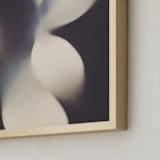 "Into the light " - Art Print in Light by Karen Kardatzke - Frame Close-up