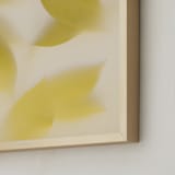 "Clarity" - Art Print in Lemon by Karen Kardatzke - Frame Close-up