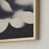 "Emerging" - Art Print in Light by Karen Kardatzke - Frame Close-up