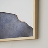 "Moon Tides II" - Art Print in Cosmic Indigo by Eloise Bound - Frame Close-up