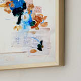 "Memory" - Art Print in Cream by Mallory Grace - Frame Close-up