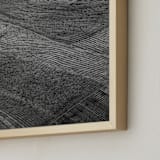 "Steps of lights #1" - Art Print in soft black by Van Tsao - Frame Close-up