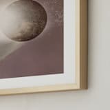 "Explore" - Art Print in Dust by Anna Joseph - Frame Close-up