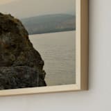 "That First Step" - Art Print in Brilliant Beige by Shannon - Frame Close-up