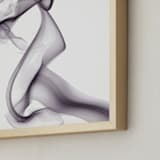 "Smoke Series Nº3" - Art Print in Dusty Mauve by Anne Ciotola - Frame Close-up