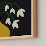 "Moussonnerie I" - Art Print in Black by Alex Roda - Frame Close-up