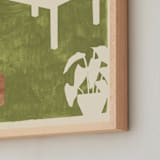 "The Room 2" - Art Print in Leaf by Sumak Studio - Frame Close-up