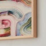 "clouds of color I" - Art Print in Rainbow by Sumak Studio - Frame Close-up