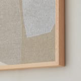 "Sunshine Wicker II" - Art Print in Limoncello by Carrie Moradi - Frame Close-up