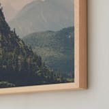 "The Other View" - Art Print in Evergreen by Melissa Walls - Frame Close-up