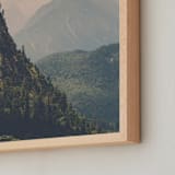 "The Other View" - Art Print in Evergreen by Melissa Walls - Frame Close-up