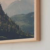 "The Other View" - Art Print in Evergreen by Melissa Walls - Frame Close-up