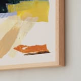 "Islands" - Art Print in Sand by Kayla King - Frame Close-up