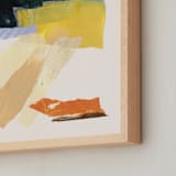 "Islands" - Art Print in Sand by Kayla King - Frame Close-up