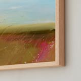 "Afternoon Breeze II" - Art Print in Olive by Lindsay Megahed - Frame Close-up