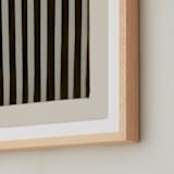 "True Stripes 1" - Art Print in Zebra by Kamala Nahas - Frame Close-up