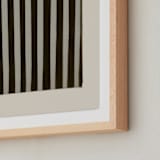 "True Stripes 1" - Art Print in Zebra by Kamala Nahas - Frame Close-up