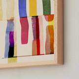 "Color Cut 2" - Art Print in Vibrant by Sumak Studio - Frame Close-up