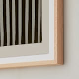 "True Stripes 1" - Art Print in Zebra by Kamala Nahas - Frame Close-up