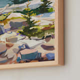 "Under the Midday Sun" - Art Print in Warm Gray by Jess Franks - Frame Close-up