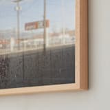 "Retro" - Art Print in Southwest Sky Blue by Hannah E Palmer - Frame Close-up
