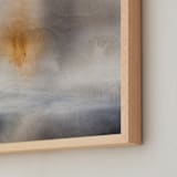 "The Calm That Follows" - Art Print in Calm Grey by Christa Kimble - Frame Close-up