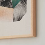 "Unexpected Crystals II" - Art Print in Sandstone by Sumak Studio - Frame Close-up