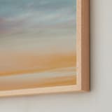 "HAPPY TOO" - Art Print in Dusk by Amy Chapman Braun - Frame Close-up