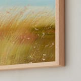 "Afternoon Breeze I" - Art Print in Olive by Lindsay Megahed - Frame Close-up