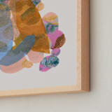 "color frenzy" - Art Print in Coral by Carrie Moradi - Frame Close-up