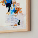 "Memory" - Art Print in Cream by Mallory Grace - Frame Close-up