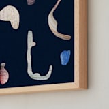 "Ancient Shapes 2" - Art Print in Prehistoric by Sumak Studio - Frame Close-up