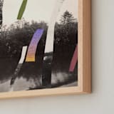 "Reflection 2" - Art Print in River by Sumak Studio - Frame Close-up