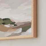 "Every Summer I" - Art Print in Olive by Melanie Severin - Frame Close-up