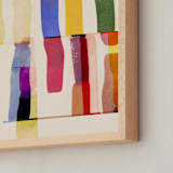 "Color Cut 2" - Art Print in Vibrant by Sumak Studio - Frame Close-up