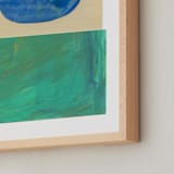 "Jewelbox" - Art Print in Lapis by Field and Sky - Frame Close-up