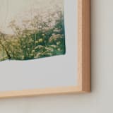 "Into the Wild 2" - Art Print in Mustard by Kamala Nahas - Frame Close-up