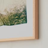 "Into the Wild 2" - Art Print in Mustard by Kamala Nahas - Frame Close-up